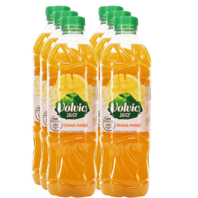 Volvic Juicy Orange-Mango, 6er Pack (EINWEG) zzgl. Pfand