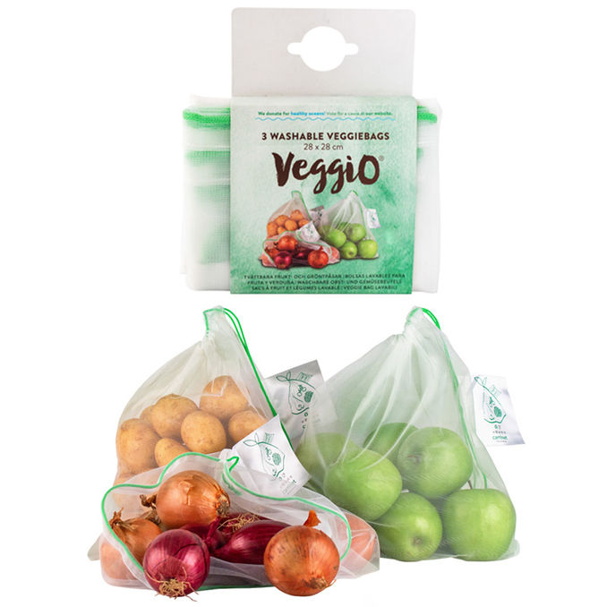 carrinet Gemüsebeutel, 3er Pack