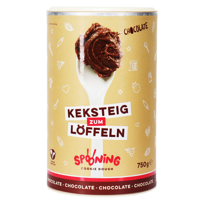 Spooning Keksteig zum Löffeln - Chocolate