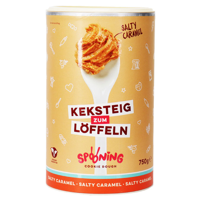 Spooning Keksteig zum Löffeln - Salty Caramel