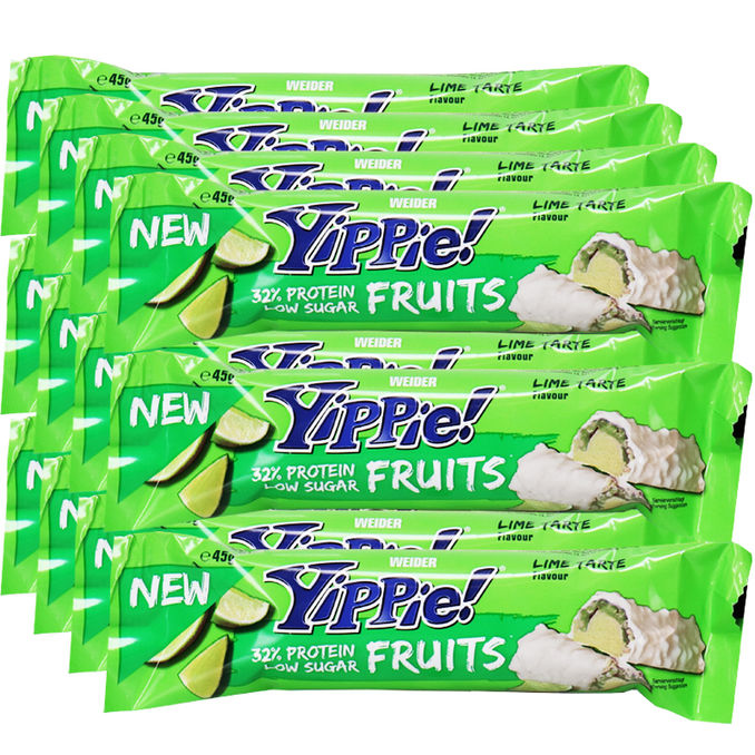 Weider Proteinriegel Lime Tarte, 12er Pack