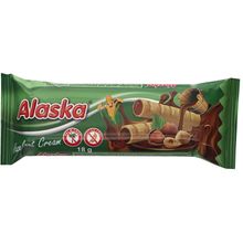 Vaffelrør med hasselnøddecreme