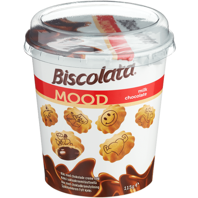 Biscolata Kex Med Mjölkchokladfyllning