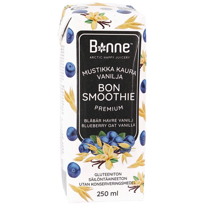 Bonne Smoothie Mustikka Kaura & Vanilja