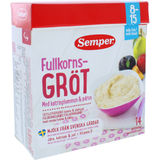 Semper Fullkornsgröt Plommon 8-15 Mån