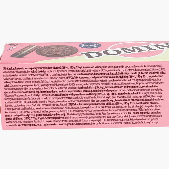 Domino Päron Choklad Kex, 175 g från Fazer | Matsmart