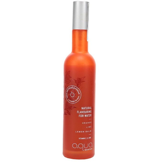Aqua gustus Smaksättning Vatten Apelsin, Lime & Citronmeliss