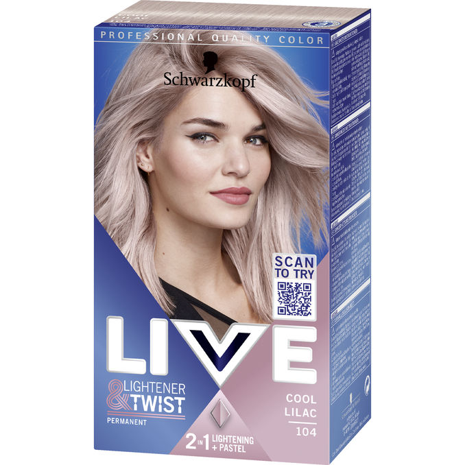 Schwarzkopf Live Hårfarve Cool Lilac 104