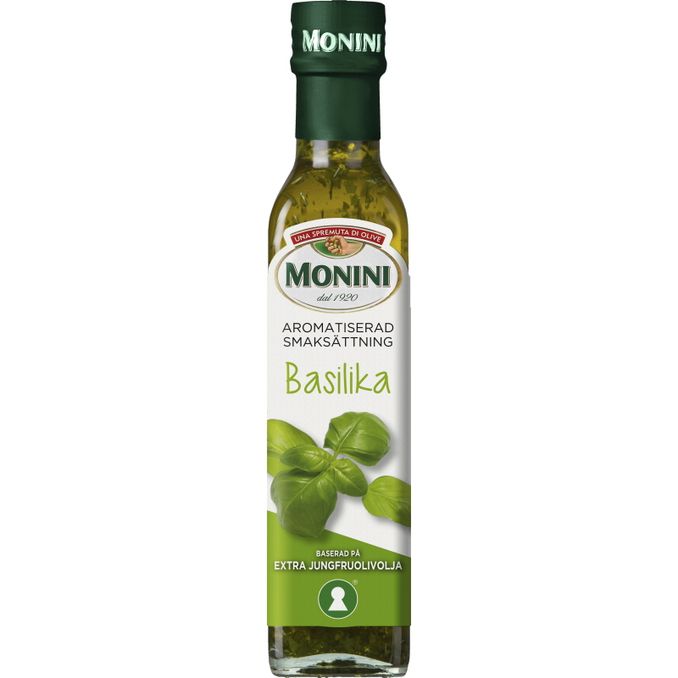 Monini Ekstra Jomfru Oliven Olie m. Basilikum 250ml