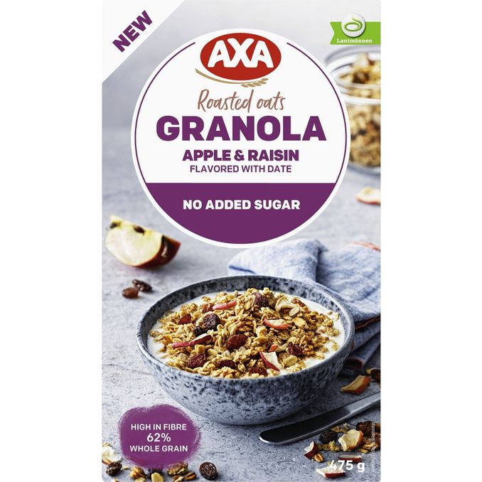 Axa Granola Äpple & Russin