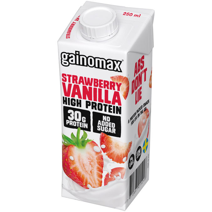 Gainomax High Protein Drink Strawberry-Vanilla