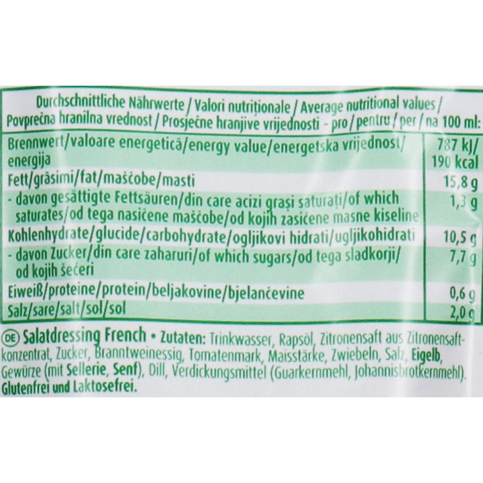 French Dressing, 75ml von Develey Motatos