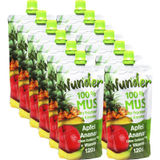 WUNDER Mus Apfel-Ananas, 12er Pack