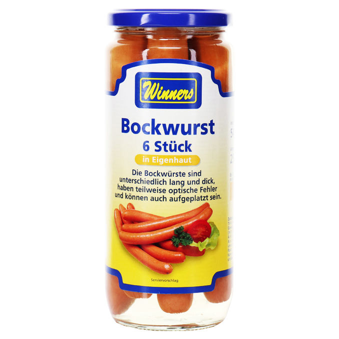 Winners Bockwurst in Eigenhaut