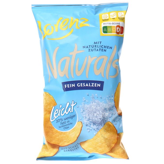 Naturals Kartoffelchips Fein gesalzen