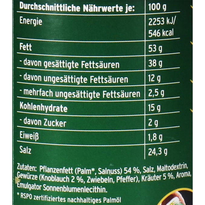Paudar Bratpulver Kräuter & Knoblauch