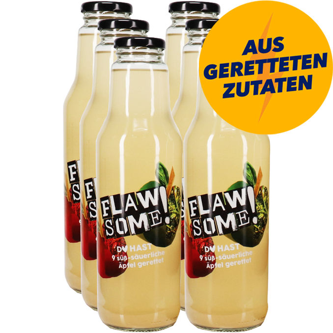 Flawsome! Apfelsaft, 6er Pack