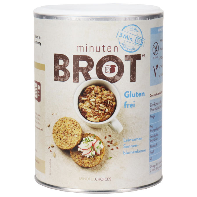 Minutenbrot Glutenfrei