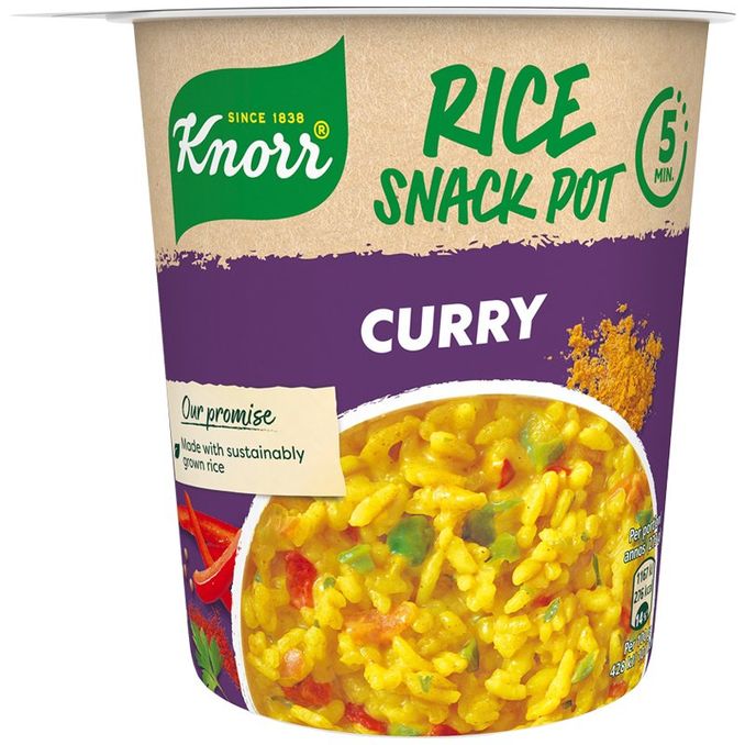 Knorr Snack Pot Rice & Curry