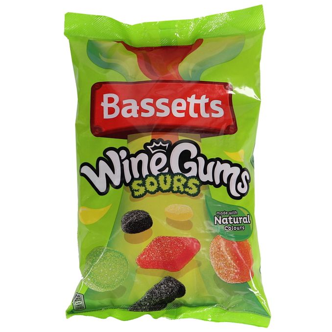 Bassetts Viinikumimakeiset Kirpeä