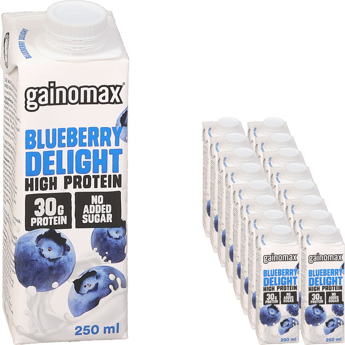 Gainomax Proteindryck Blueberry Delight 16-pack