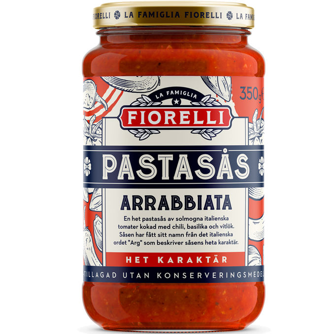 Fiorelli 2 x Pastasås Arrabbiata