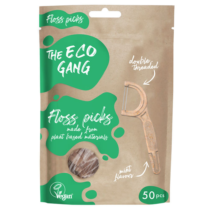 The Eco Gang Zahnseide-Sticks, 50er Pack