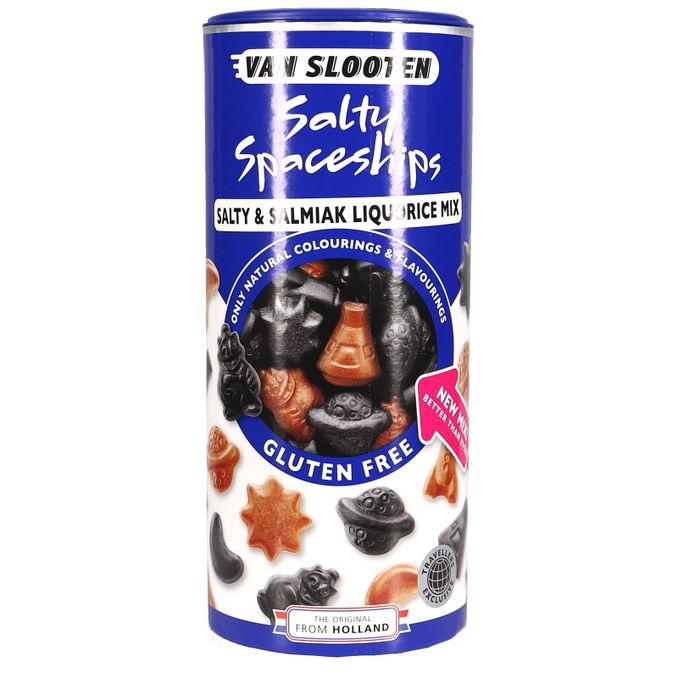 Van Slooten Salty Spaceships Lakridsmix