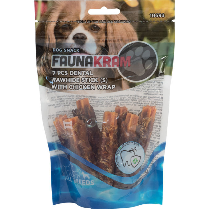 Faunakram Dentalsnack Kyckling 7-pack