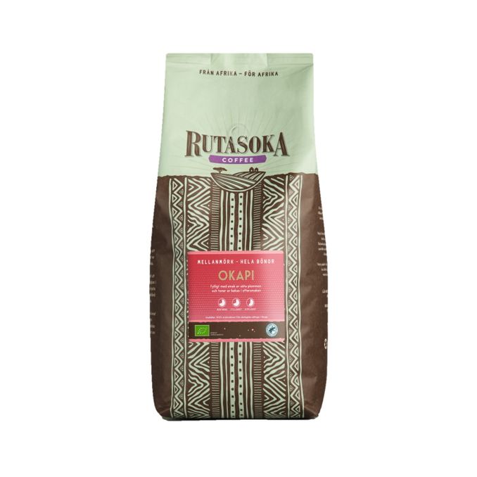 Rutasoka BIO Kaffee ""Okapi"", ganze Bohnen