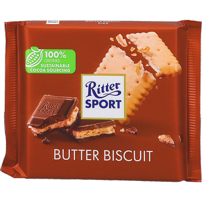 Ritter Sport Kiks & Mælkechokolade
