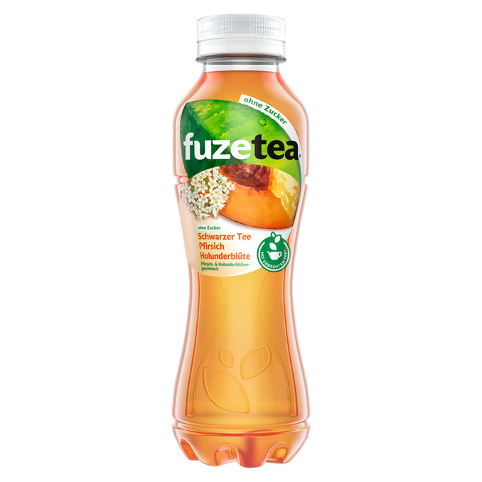 Fuze Tea Pfirsich Holunder ohne Zucker (EINWEG) zzgl. Pfand