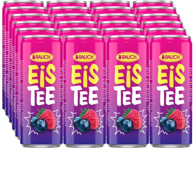 Rauch Eistee Berries, 24er Pack (EINWEG) zzgl. Pfand