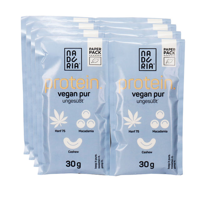 Naduria BIO Veganes Protein pur, 8er Pack
