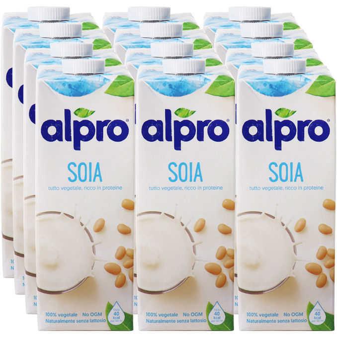 Alpro Sojadrink Natur, 12er Pack