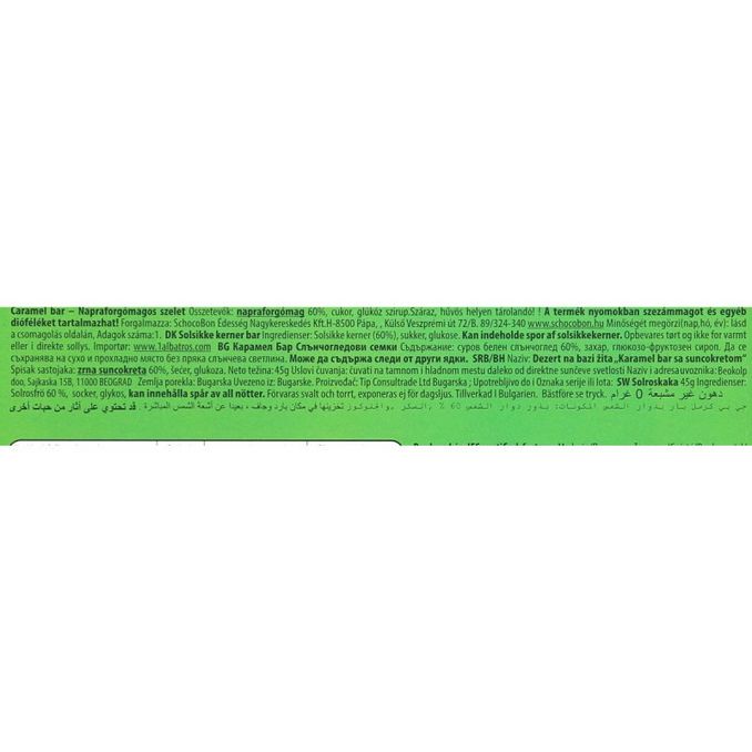 Pitso Crunchy Bar Solrosfrö 15-pack
