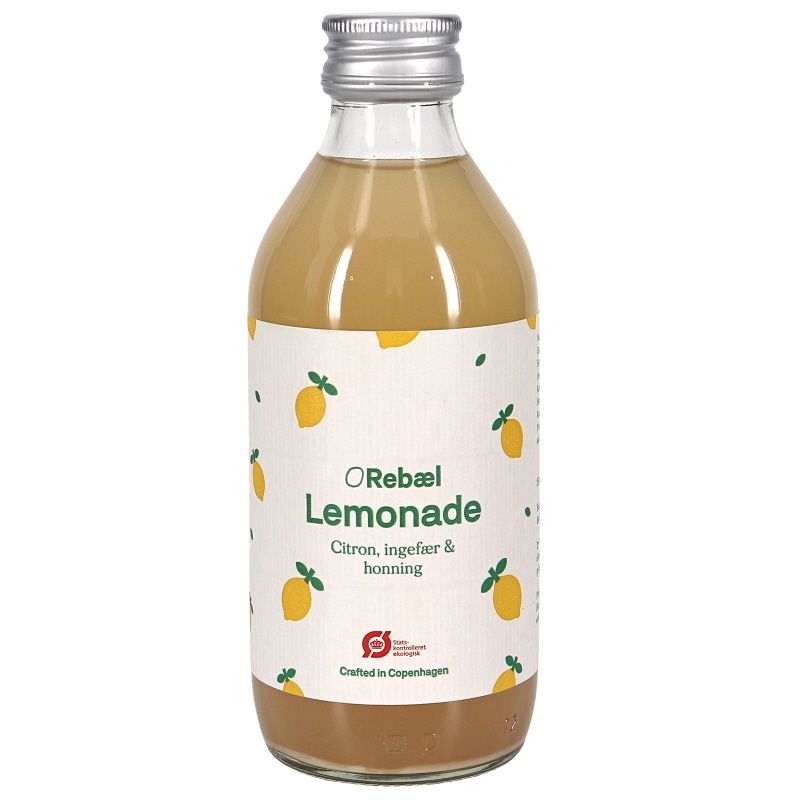 Økologisk lemonade m. & ingefær, 250 ml fra Rebael | Motatos