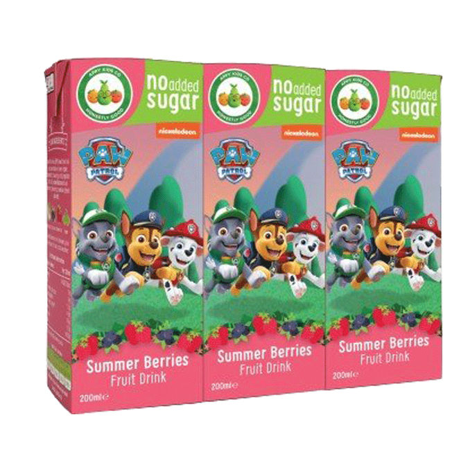 Paw Patrol Hedelmäjuomat Summer Berries 3kpl