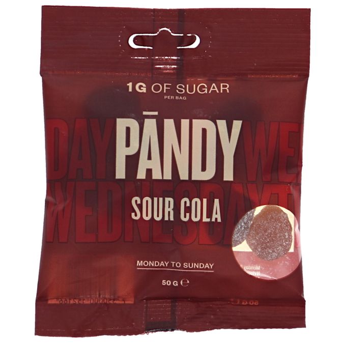 cola Kalorie let sukkerfri slik, 50 g fra Pändy | Motatos