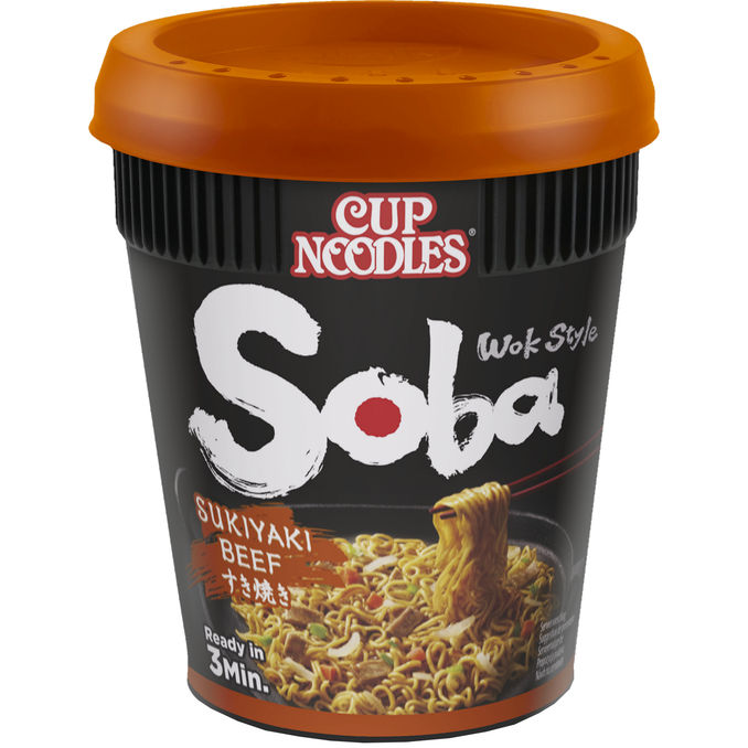 Nissin Nissan Soba Sukiyaki Beef 89 g
