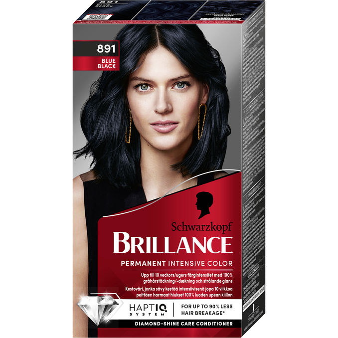 Schwarzkopf Hårfärg Brillance 891 Blue Black