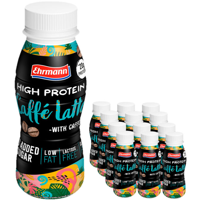 Läs mer om Ehrmann Proteindryck Caffe Latte 12-pack