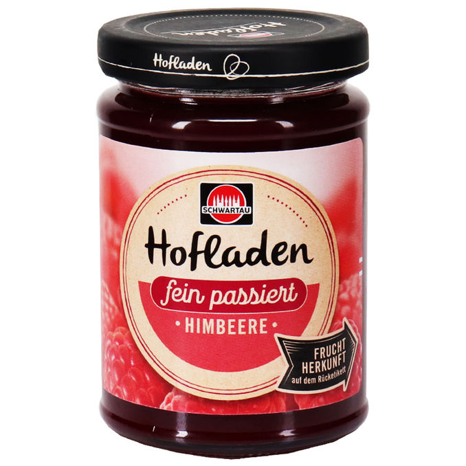 Schwartau Hofladen Konfitüre Himbeere, fein passiert