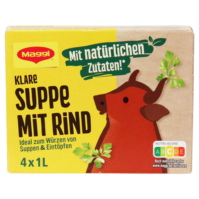 Maggi Klare Suppe mit Rind