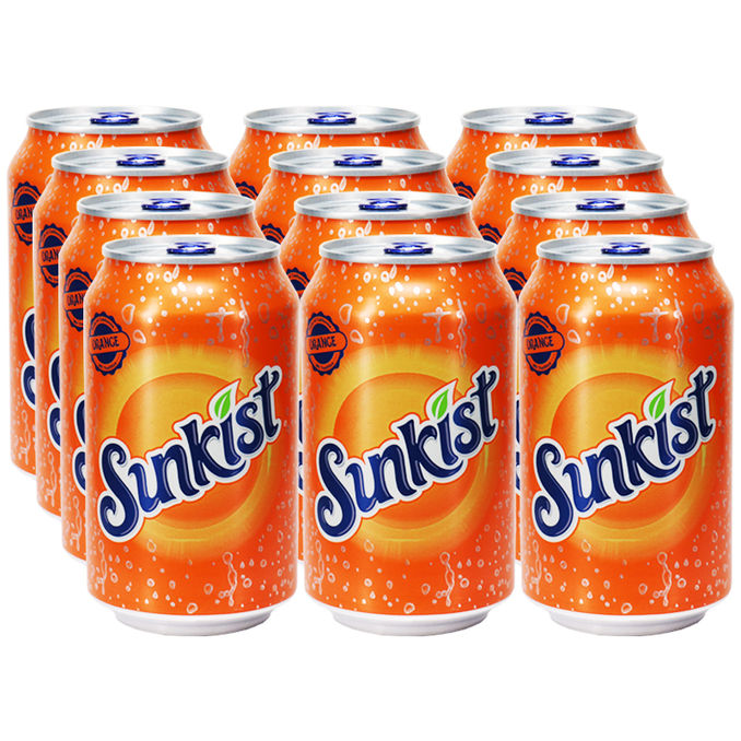 Sunkist Orange, 12er Pack (EINWEG) zzgl. Pfand