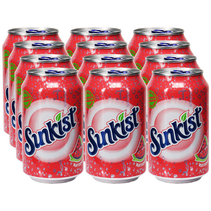Sunkist Wassermelone, 12er Pack (EINWEG) zzgl. Pfand