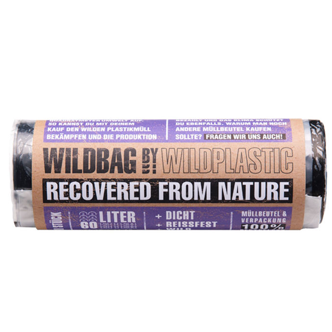 Wildplastic Müllbeutel Wildbag 60L