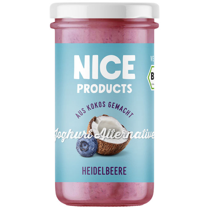 NICE BIO Joghurt Alternative Heidelbeere 