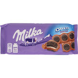 Bäst före: 2026-02-14 Milka Mjölkchoklad Oreo Sandwich