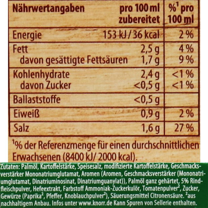 Knorr Klare Bratensaft Basis